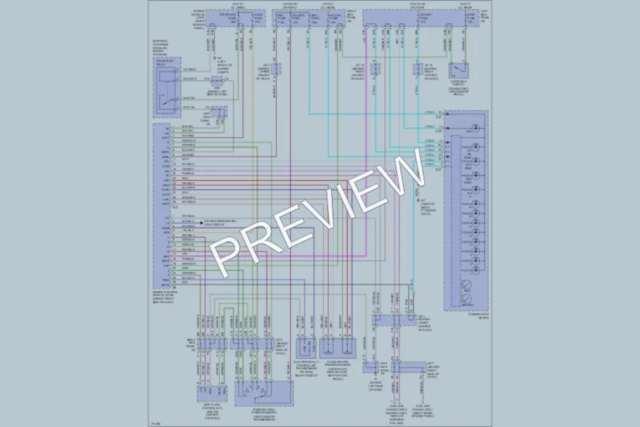 2003 Lexus LX470 Transmission wiring diagram preview