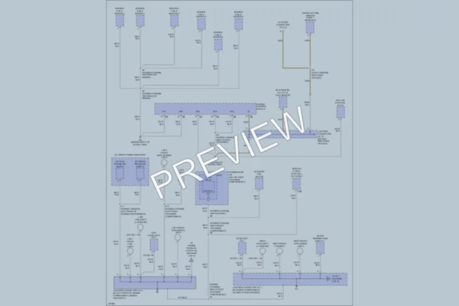 2003 Lexus RX300 Ground Distribution wiring diagram preview