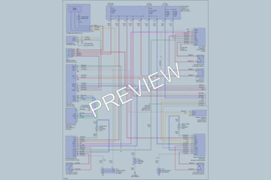 2003 Lexus RX300 Interior Lights wiring diagram preview