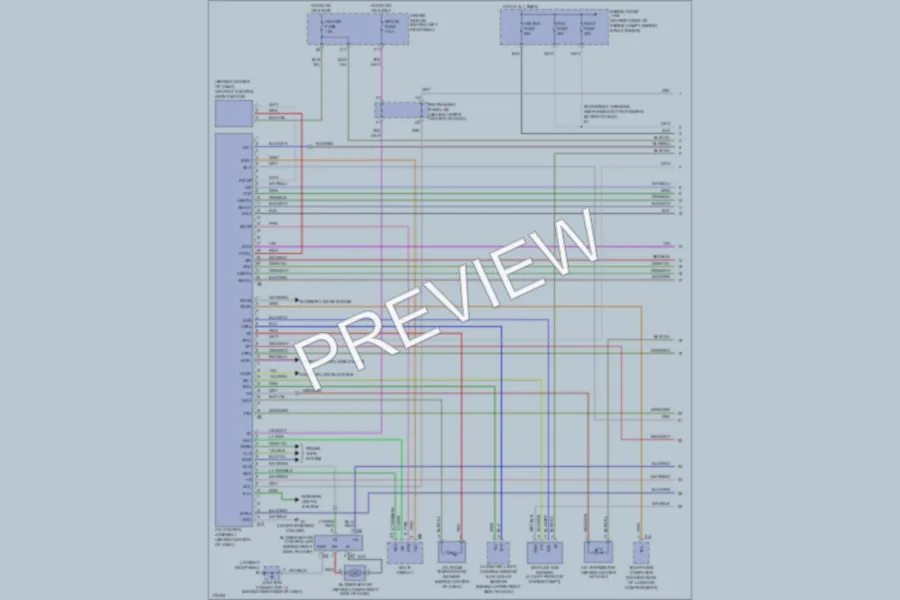 2003 Lexus SC430 Air Conditioning wiring diagram preview