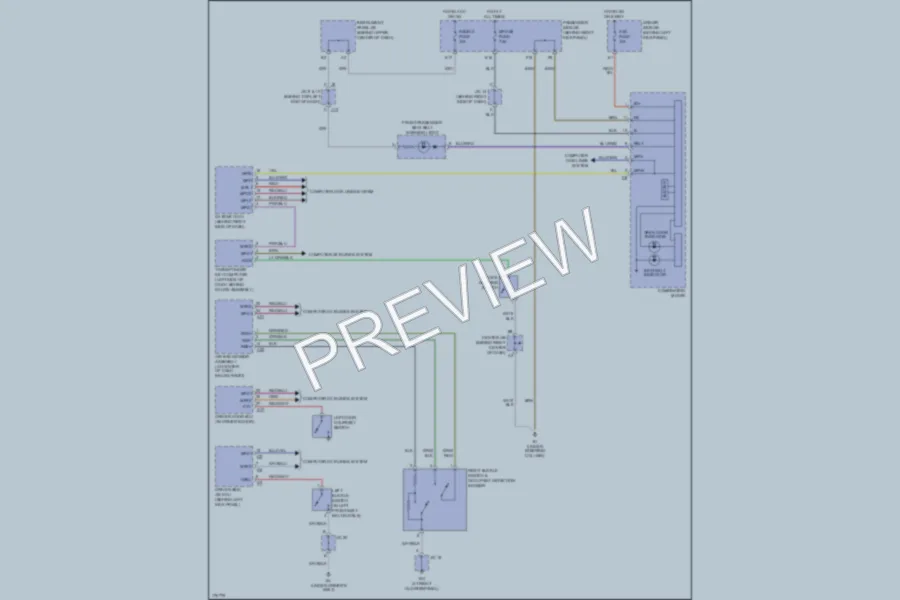 2003 Lexus SC430 Warning Systems wiring diagram preview
