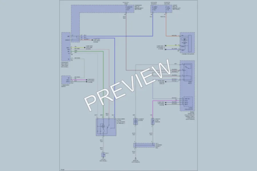 2003 Lexus SC430 Wiper Washer wiring diagram preview