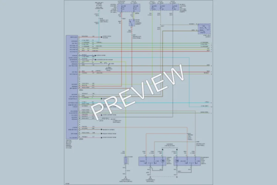 2003 Lincoln Blackwood Anti Theft wiring diagram preview