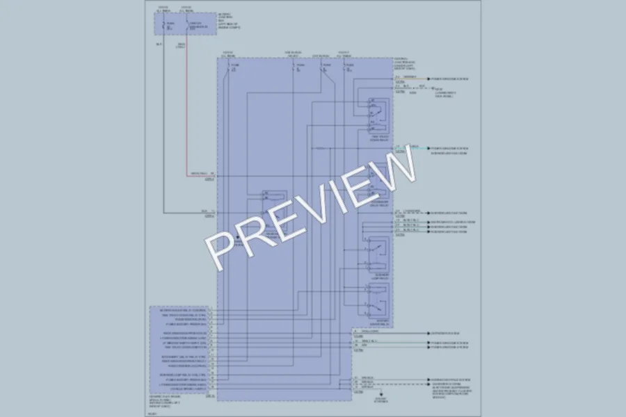 2003 Lincoln Blackwood Body Control Modules wiring diagram preview