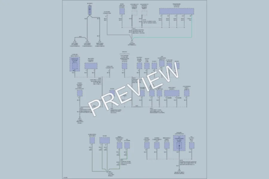 2003 Lincoln Blackwood Ground Distribution wiring diagram preview