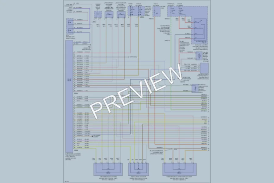 2003 Lincoln LS Air Conditioning wiring diagram preview