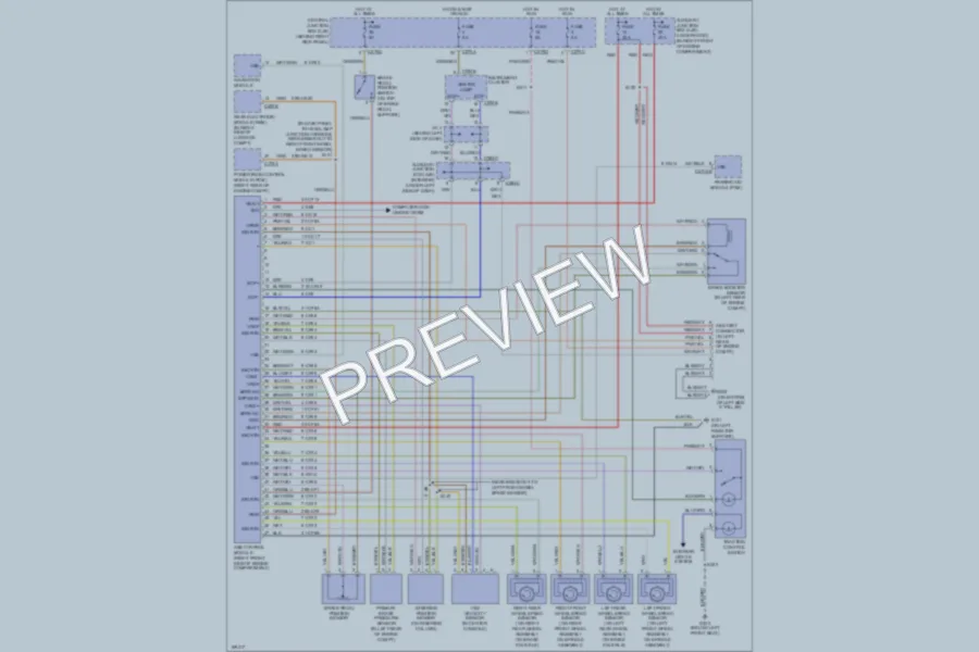 2003 Lincoln LS Anti Lock Brakes wiring diagram preview