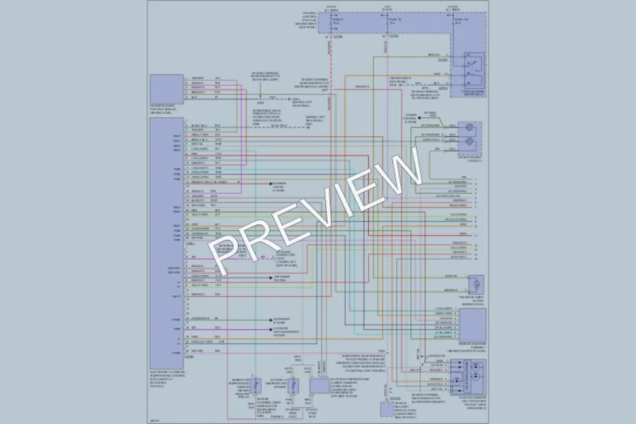 2003 Lincoln Navigator Air Conditioning wiring diagram preview