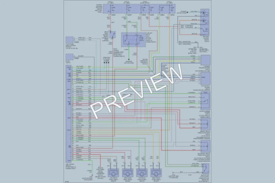 2003 Lincoln Navigator Anti Lock Brakes wiring diagram preview