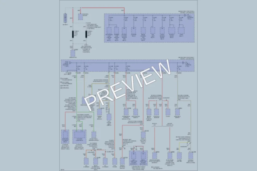 2003 Lincoln Navigator Power Distribution wiring diagram preview