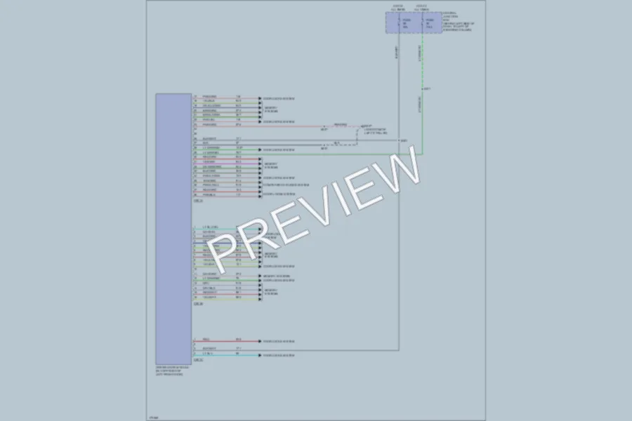 2003 Lincoln TownCar Body Control Modules wiring diagram preview