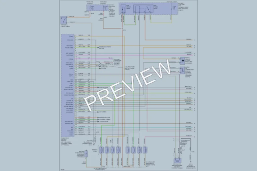 2003 Lincoln TownCar Engine Performance wiring diagram preview