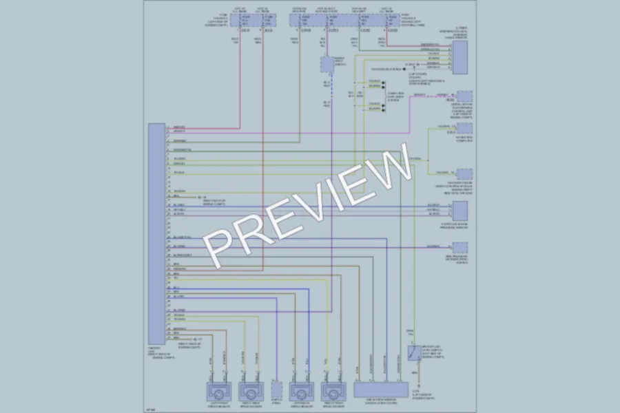 2003 MINI Cooper Anti Lock Brakes wiring diagram preview