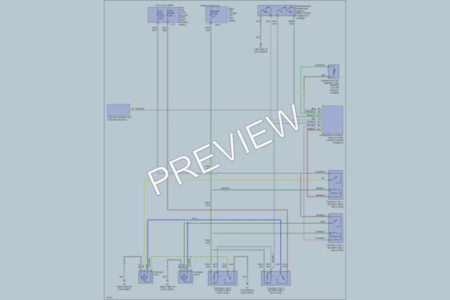 2003 Mazda 6 Cooling Fan wiring diagram preview