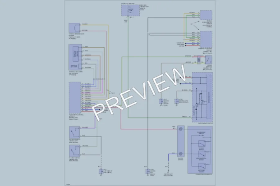 2003 Mazda 6 Cruise Control wiring diagram preview