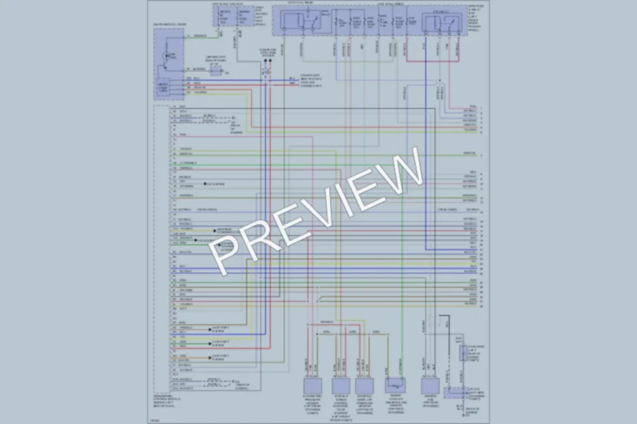 2003 Mazda 6 Engine Performance wiring diagram preview