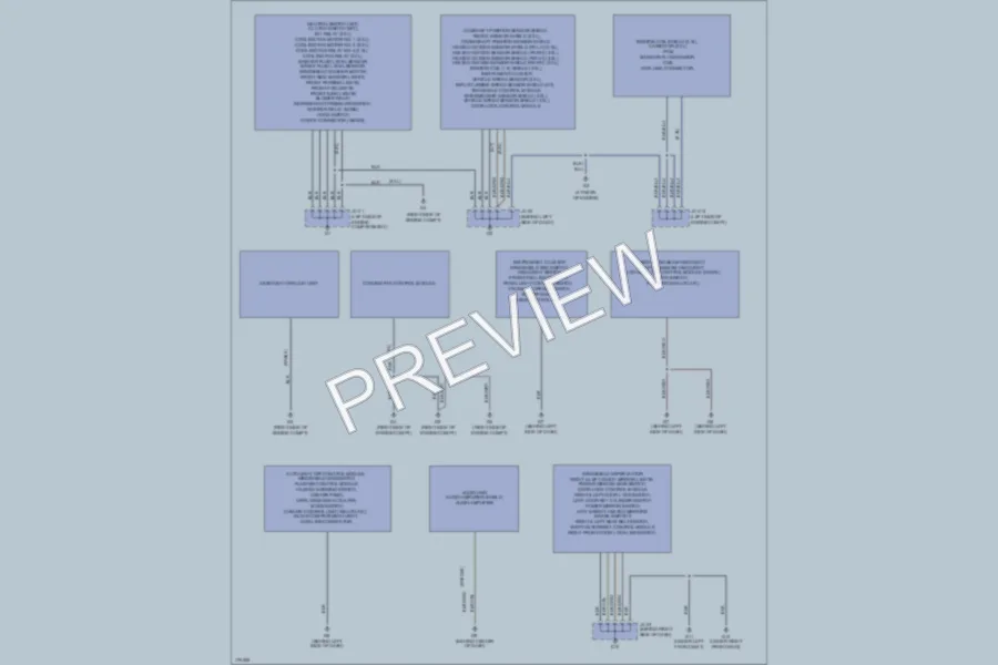 2003 Mazda 6 Ground Distribution wiring diagram preview
