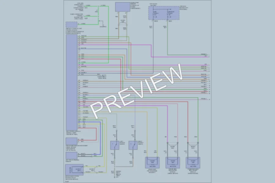 2003 Mazda 6 Supplemental Restraints wiring diagram preview
