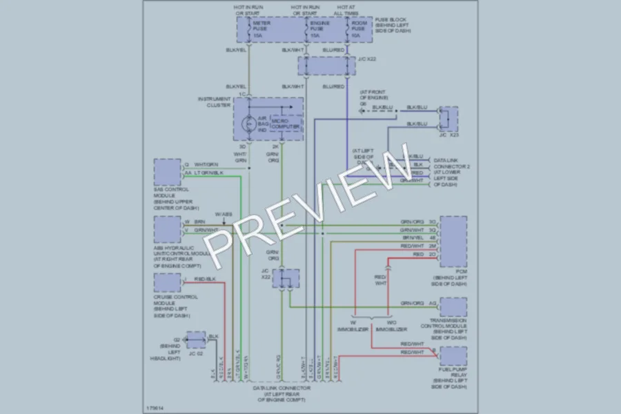 2003 Mazda Miata Computer Data Lines wiring diagram preview
