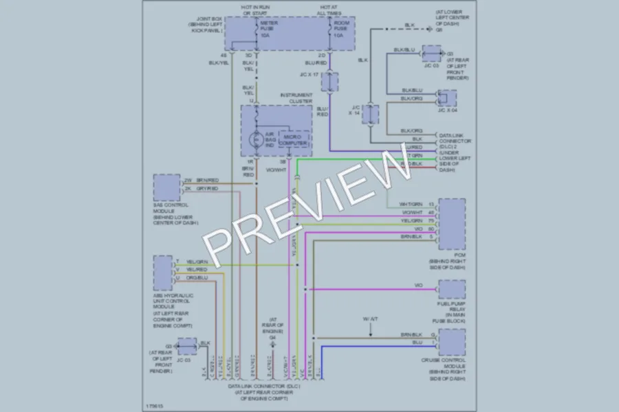 2003 Mazda Protege5 Computer Data Lines wiring diagram preview