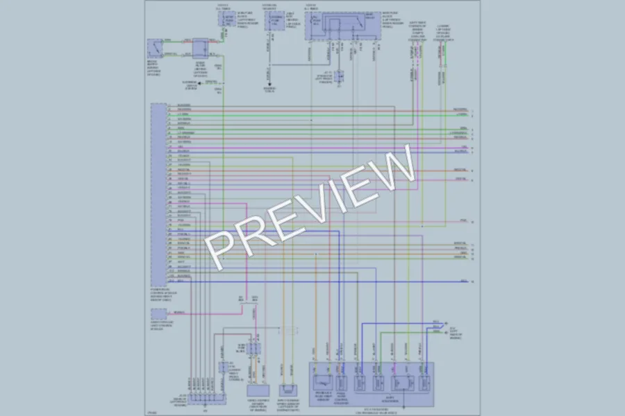 2003 Mazda Protege5 Transmission wiring diagram preview