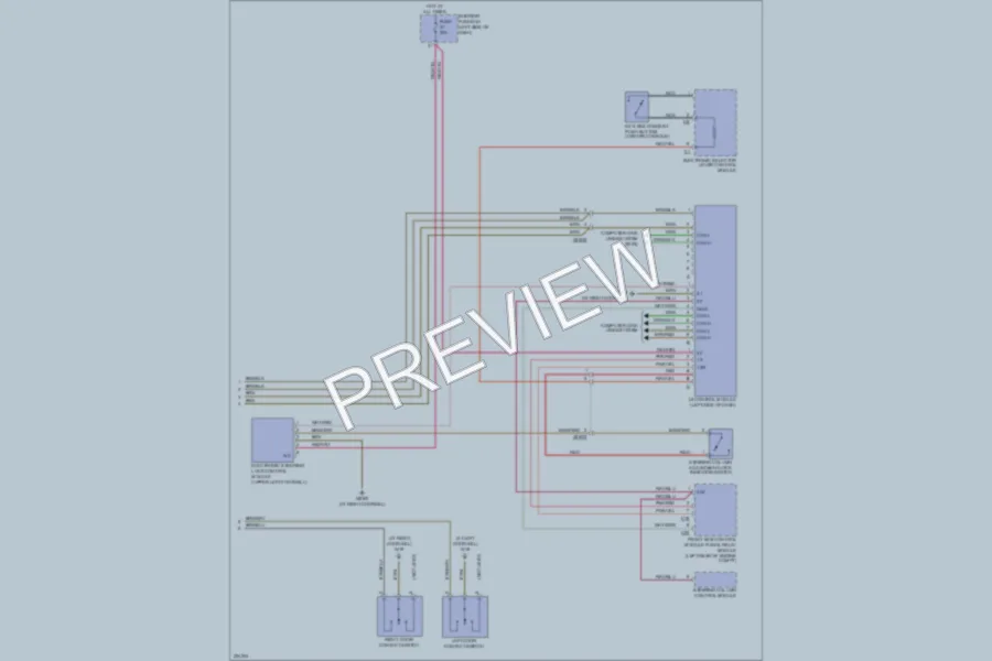 2003 MercedesBenz CLK320 Anti Theft wiring diagram preview