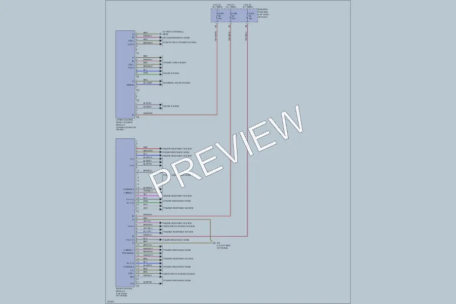 2003 MercedesBenz CLK320 Body Control Modules wiring diagram preview