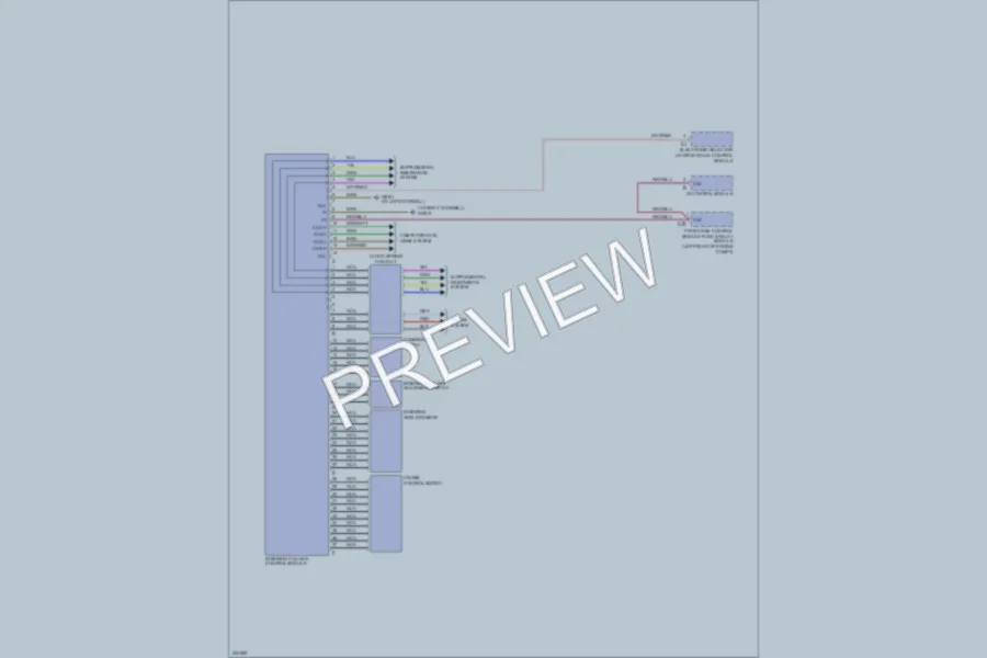 2003 MercedesBenz CLK320 Electronic Power Steering wiring diagram preview