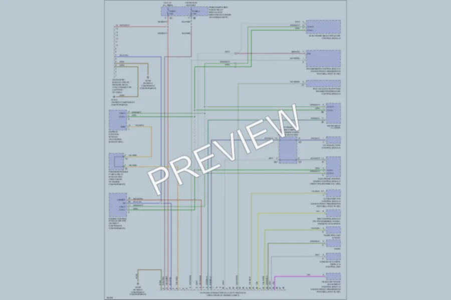 2003 MercedesBenz CLK430 Computer Data Lines wiring diagram preview