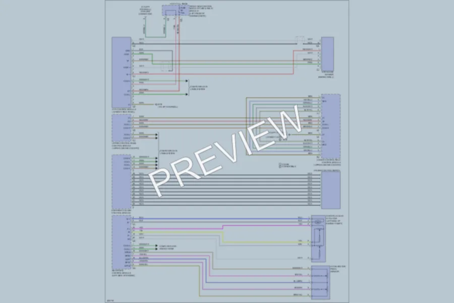 2003 MercedesBenz CLK500 Cruise Control wiring diagram preview