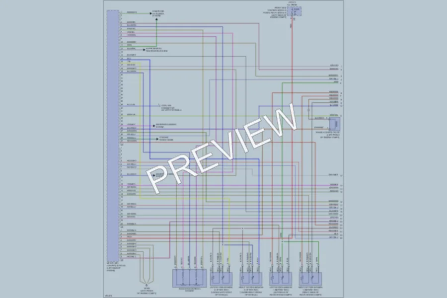 2003 MercedesBenz CLK500 Engine Performance wiring diagram preview
