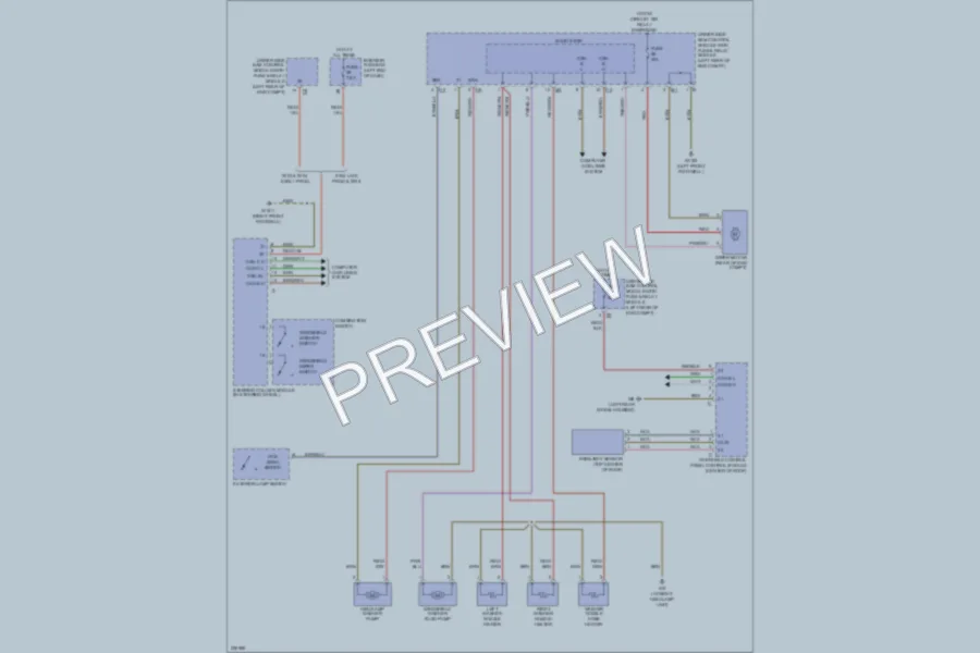 2003 MercedesBenz E320 Wiper Washer wiring diagram preview