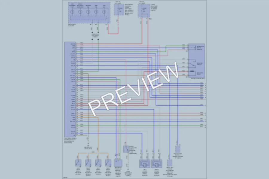 2003 MercedesBenz ML320 Anti Lock Brakes wiring diagram preview