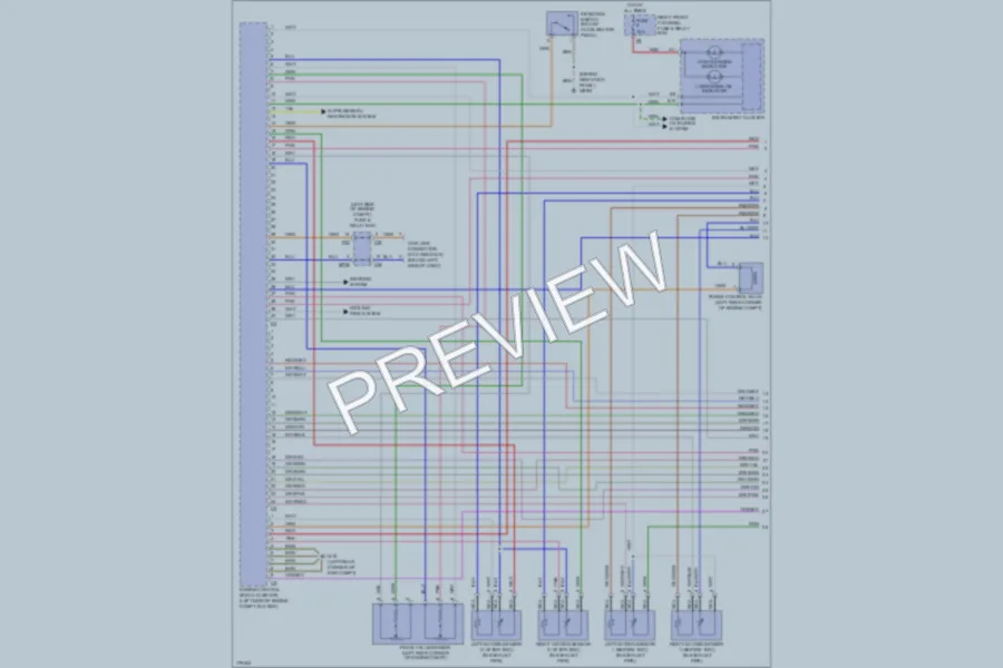 2003 MercedesBenz ML500 Engine Performance wiring diagram preview