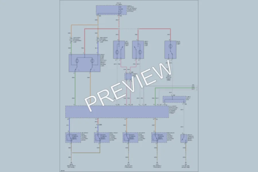 2003 MercedesBenz ML500 Interior Lights wiring diagram preview