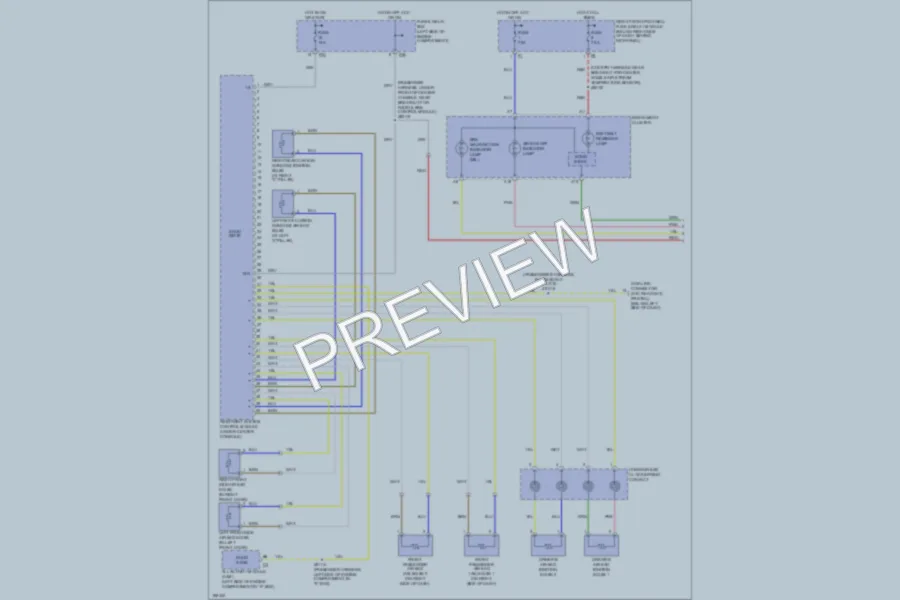 2003 MercedesBenz ML500 Supplemental Restraints wiring diagram preview