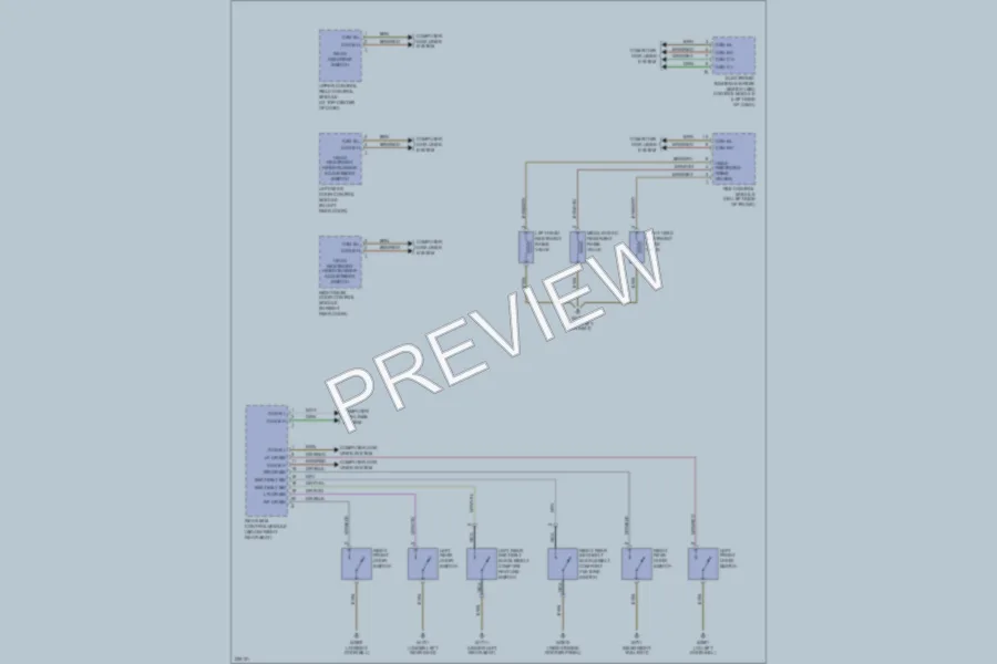 2003 MercedesBenz S430 Power Seats wiring diagram preview