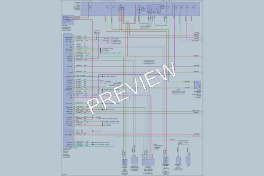 2003 Mercury Mountaineer Engine Performance wiring diagram preview