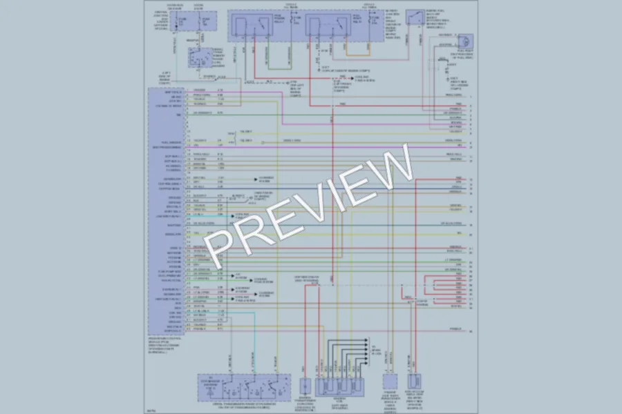 2003 Mercury Sable Engine Performance wiring diagram preview