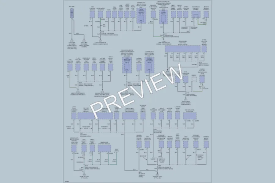 2003 Mercury Sable Ground Distribution wiring diagram preview