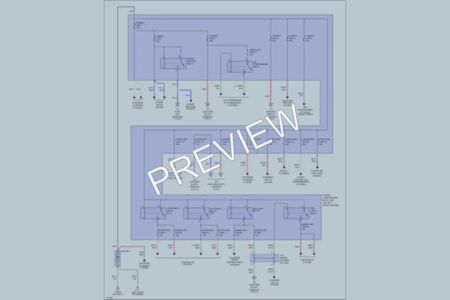 2003 Mitsubishi Diamante Power Distribution wiring diagram preview