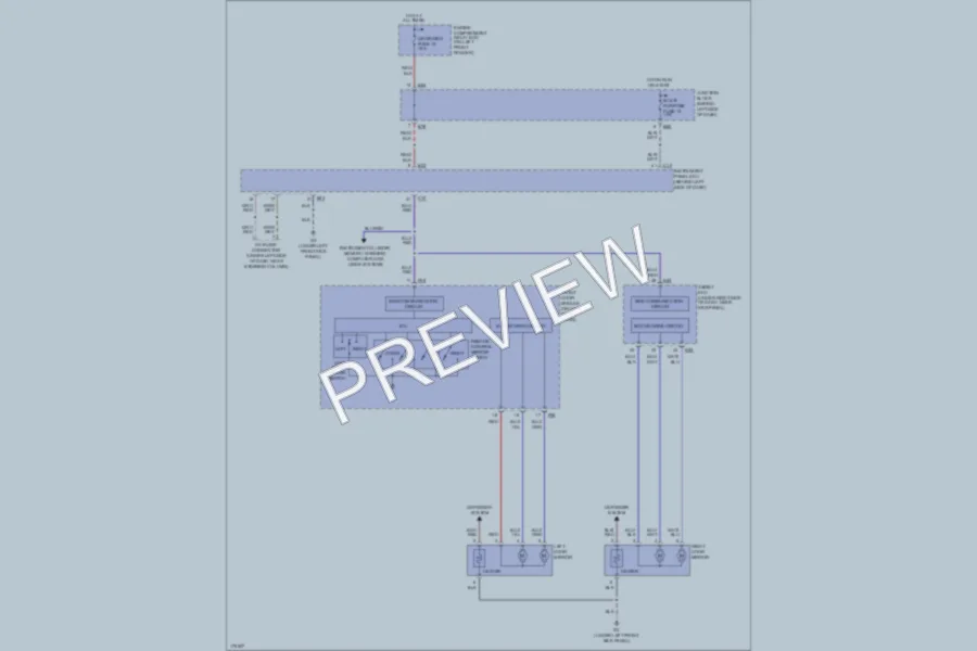 2003 Mitsubishi Diamante Power Mirrors wiring diagram preview