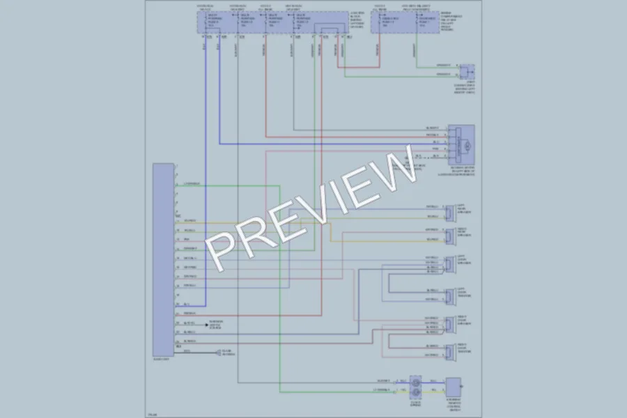 2003 Mitsubishi Diamante Radio wiring diagram preview