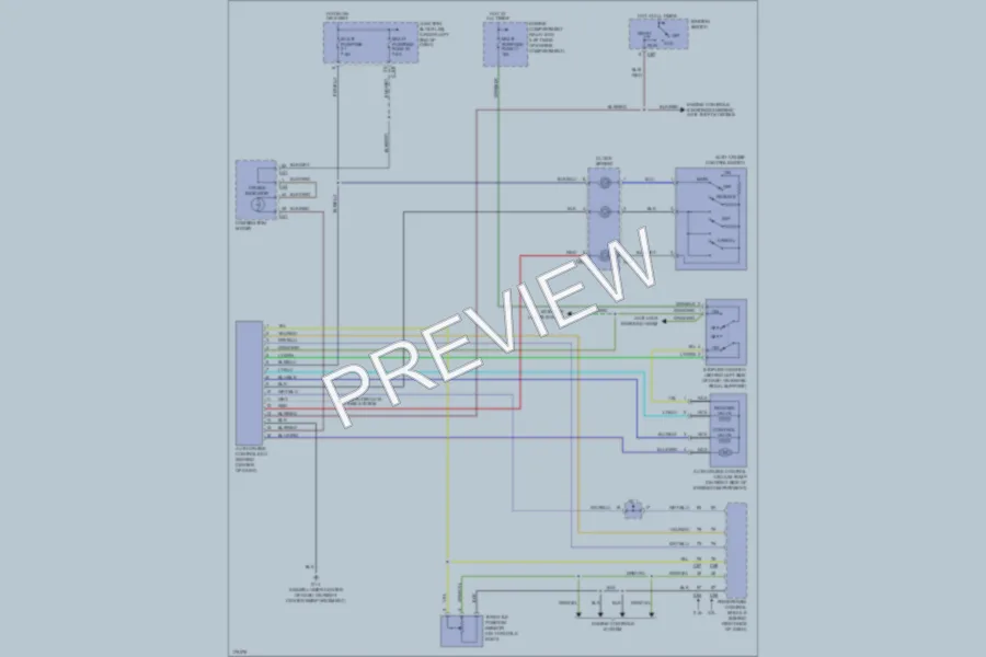 2003 Mitsubishi Eclipse Cruise Control wiring diagram preview