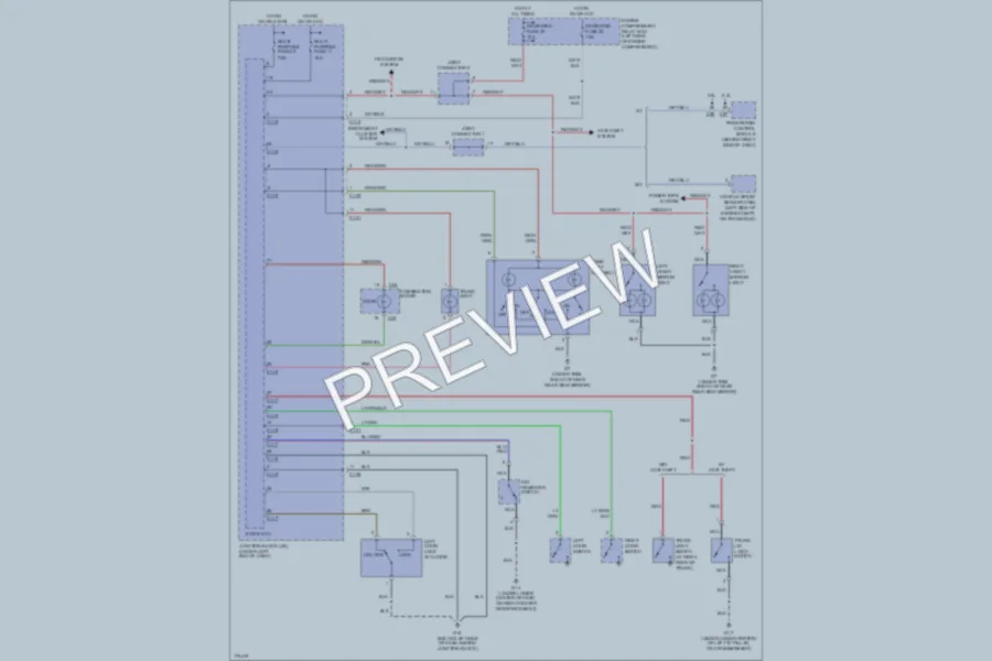 2003 Mitsubishi Eclipse Interior Lights wiring diagram preview