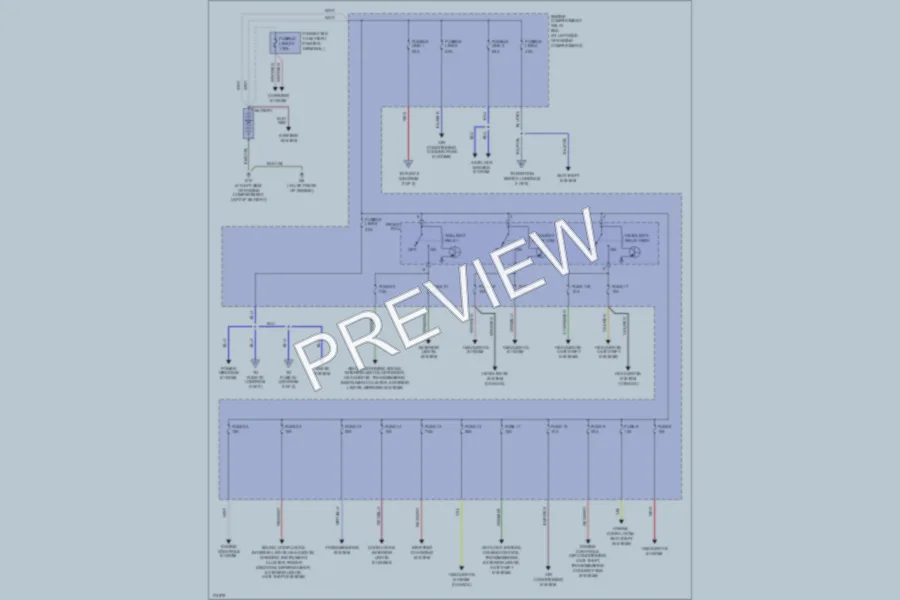 2003 Mitsubishi Galant Power Distribution wiring diagram preview