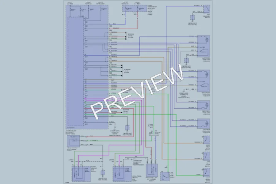 2003 Mitsubishi Galant Power Door Locks wiring diagram preview