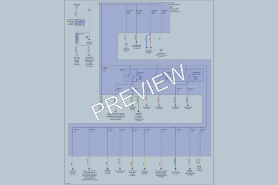 2003 Mitsubishi LancerEvolution Power Distribution wiring diagram preview