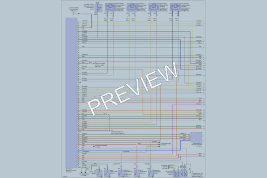 2003 Mitsubishi Montero Anti Lock Brakes wiring diagram preview