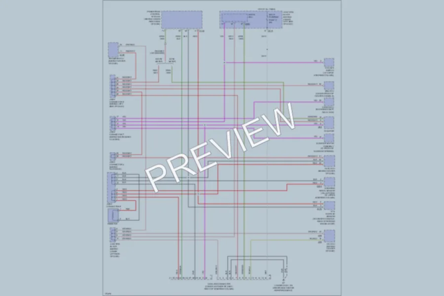 2003 Mitsubishi Montero Computer Data Lines wiring diagram preview